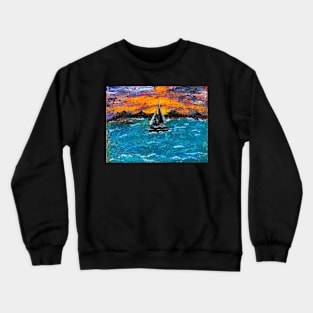 Sailing at Sunset Crewneck Sweatshirt